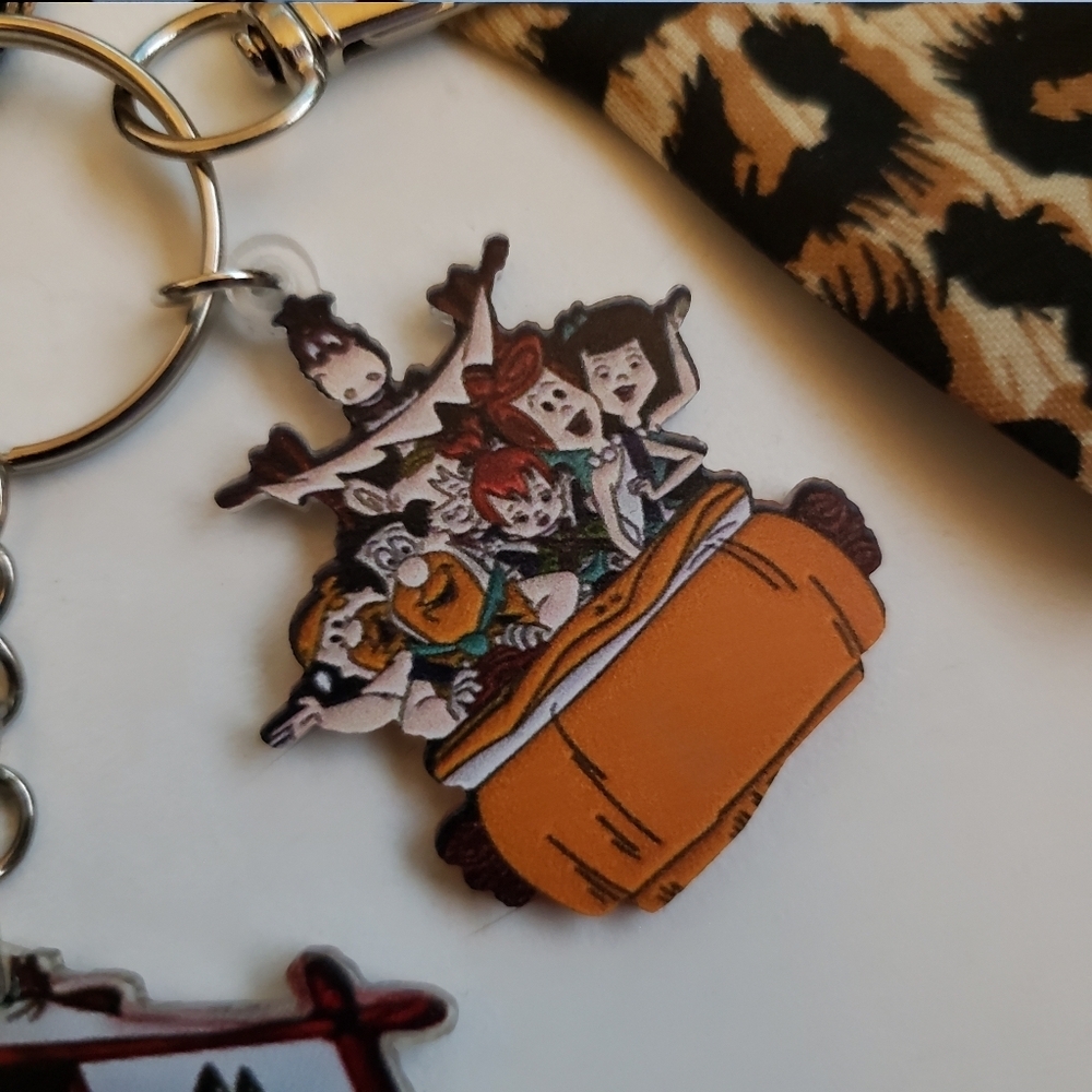 Handmade Lightweight Flintstones Keychain - Picture 4 of 8